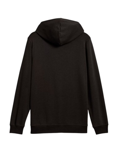 Men's Puma ESS 2 Color Small No 1 Logo Hoodie Black 684719 01