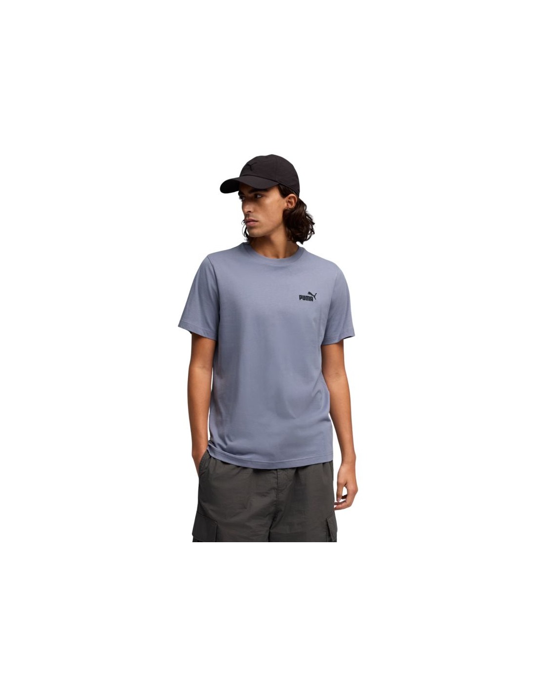 Puma Men's ESS Small No 1 Logo Tees Purple 682535 65