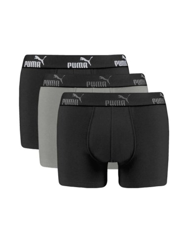 Puma men's boxer briefs 3Pack black gray comfortable cotton