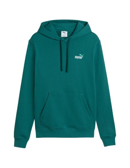 Puma ESS 2 Color Small No 1 Logo Hoodie Green 684719 41
