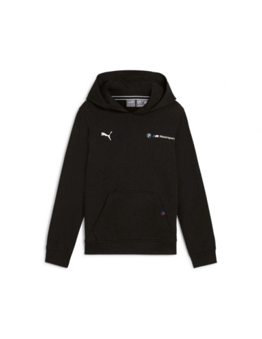 Puma BMW MMS Kids Kangaroo Hoodie Black