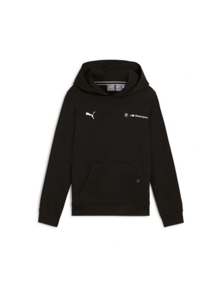 Puma BMW MMS Kids Kangaroo Hoodie Black