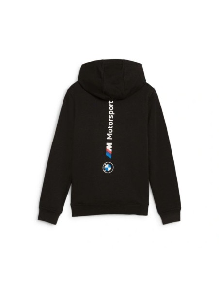 Puma BMW MMS Kids Kangaroo Hoodie Black