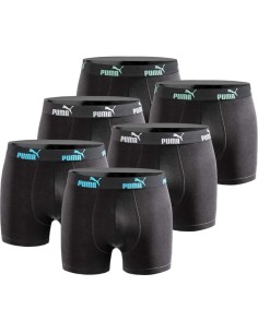 Puma 6Pack Men's Boxer Briefs Black Comfortable Cotton