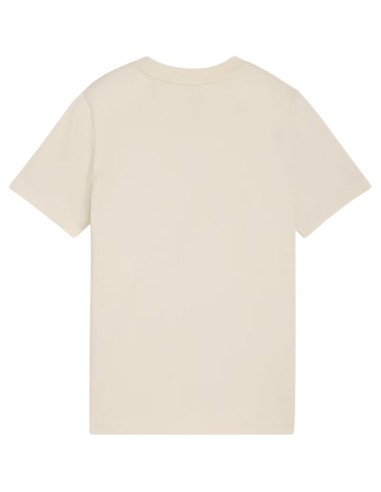 Puma ESS Small No 1 Logo Centered Tee for Kids Beige 692975 87