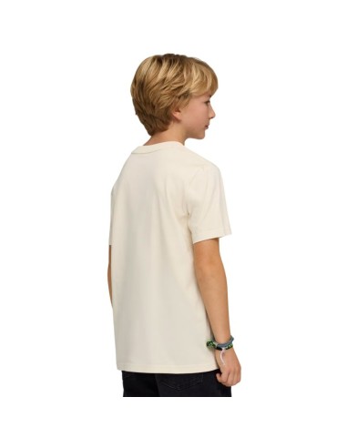 Puma ESS Small No 1 Logo Centered Tee for Kids Beige 692975 87