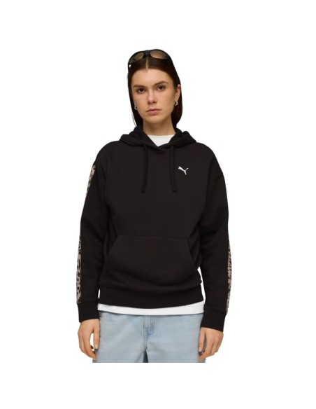 Puma ESS Graphic Animal Comfort Hoodie Women's Black 691822 01