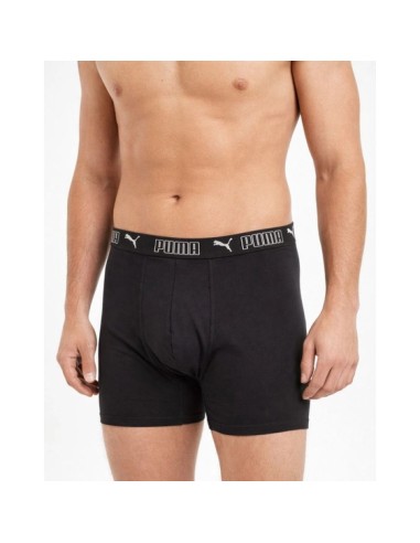Puma Men's Boxer Briefs Long 3Pack Black Comfortable