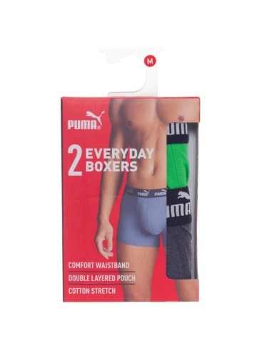 Puma men's boxer briefs 2Pack green gray comfortable cotton