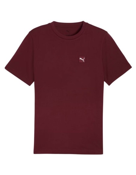 Puma Ess Elevated Tee Burgundy Men's TShirt 684726 96