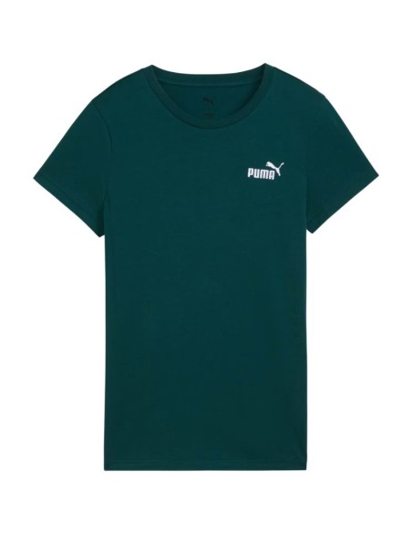 Puma Ess 2 Color Small No 1 Logo Tee s Green 682373 75
