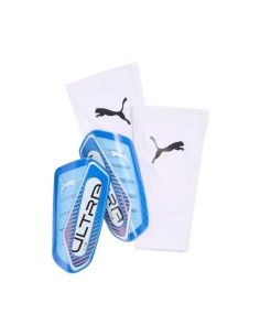 Puma Ultra Flex Sleeve Football Shin Guards Blue and White 30987 04