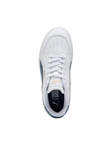 Puma Caven 20 children's shoes white and blue 393837 57