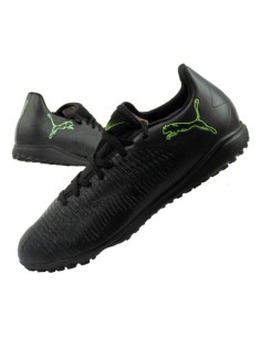 Puma men's sports shoes Future 8 Play TT turf football shoes black green