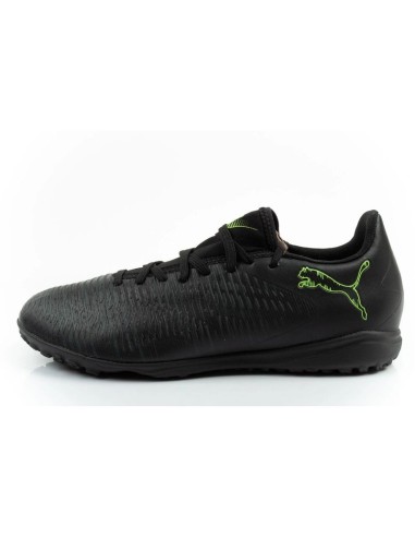 Puma men's sports shoes Future 8 Play TT turf football shoes black green
