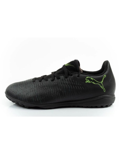 Puma men's sports shoes Future 8 Play TT turf football shoes black green