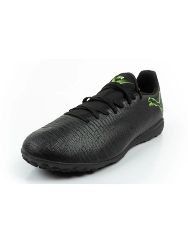 Puma men's sports shoes Future 8 Play TT turf football shoes black green