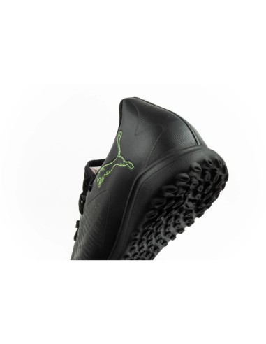 Puma men's sports shoes Future 8 Play TT turf football shoes black green