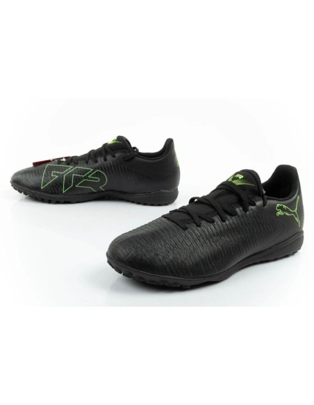 Puma men's sports shoes Future 8 Play TT turf football shoes black green