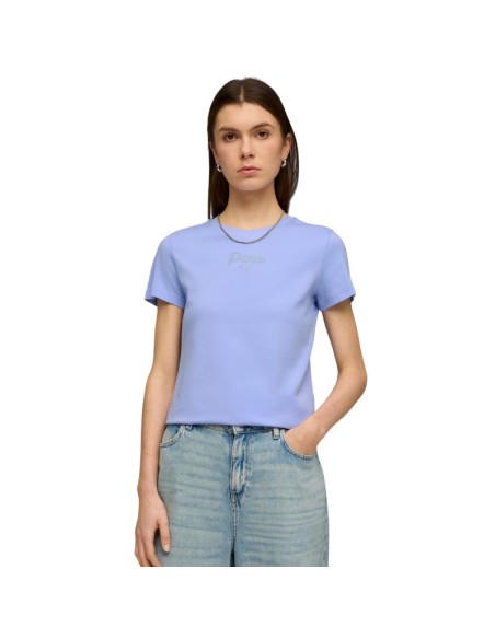 Puma ESS Script Tee Women's Purple 691760 60