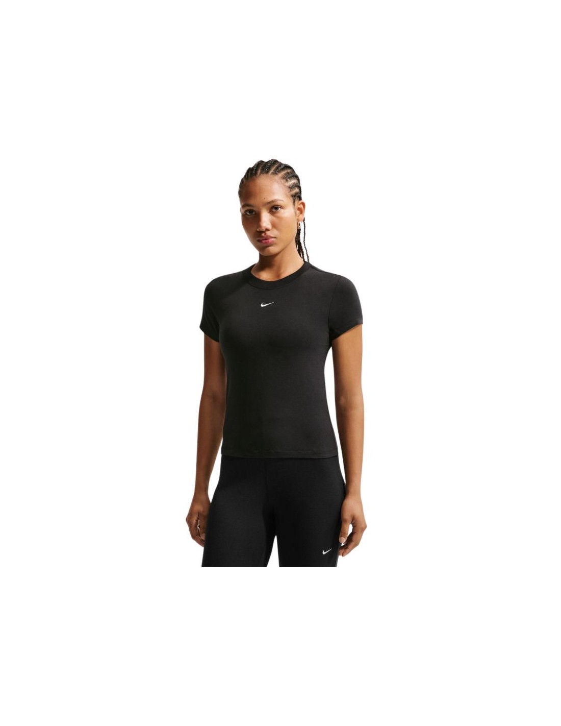 Nike Sportswear Chill Knit Women's TShirt Black FV5508 010