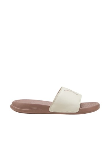 Puma Popcat 20 women's flipflops brown and cream 404855 02