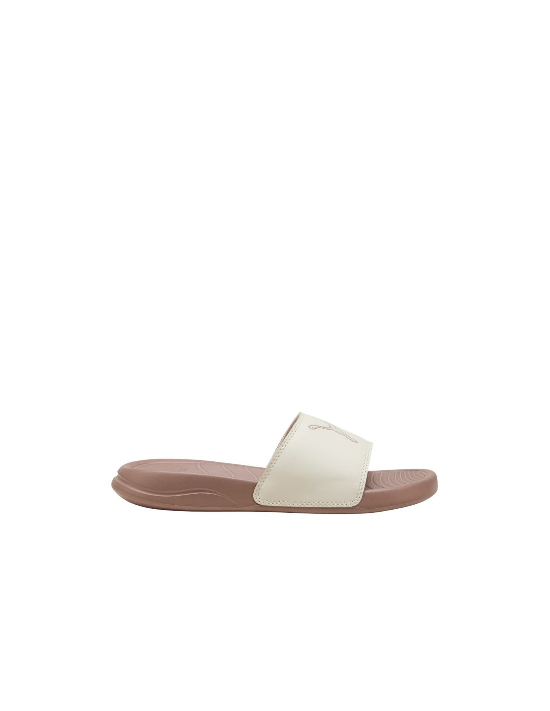 Puma Popcat 20 women's flipflops brown and cream 404855 02