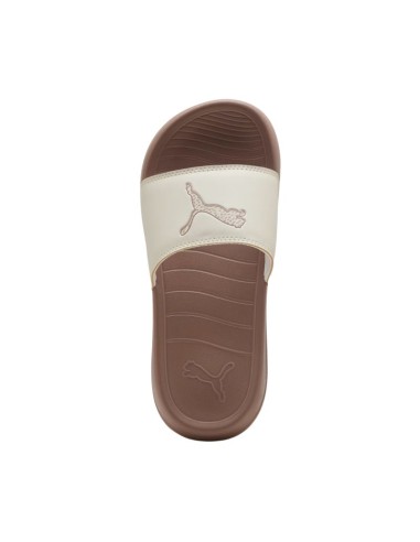 Puma Popcat 20 women's flipflops brown and cream 404855 02