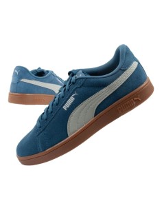 Puma men's sports shoes sneakers Smash 30 leather classic fashionable blue