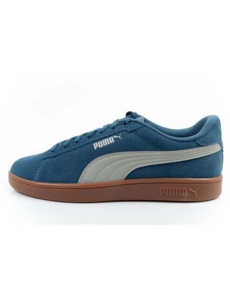 Puma men's sports shoes sneakers Smash 30 leather classic fashionable blue