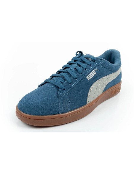 Puma men's sports shoes sneakers Smash 30 leather classic fashionable blue