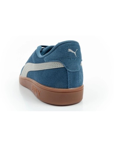 Puma men's sports shoes sneakers Smash 30 leather classic fashionable blue