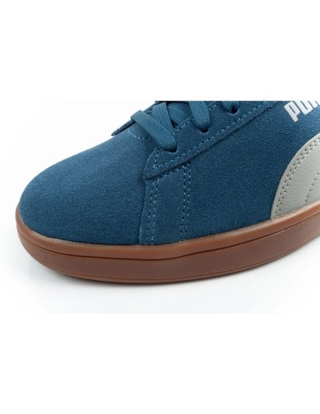 Puma men's sports shoes sneakers Smash 30 leather classic fashionable blue