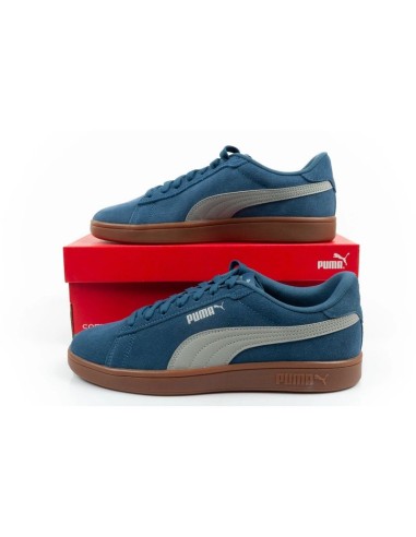 Puma men's sports shoes sneakers Smash 30 leather classic fashionable blue