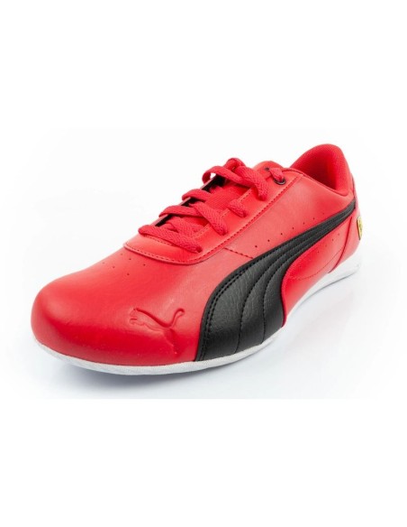 Puma men's sports shoes Ferrari Neo Cat Rosso Corsa fashionable comfortable red