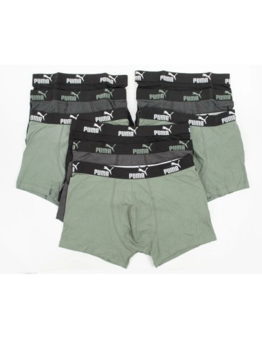 Puma Men's Boxer Briefs 9Pack Black Gray Khaki Comfortable Cotton