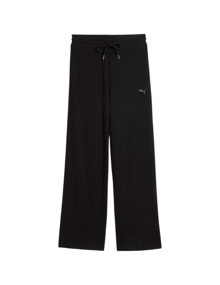 Puma HER Comfort HighWaist Wide Leg Women's Pants Black 693284 01