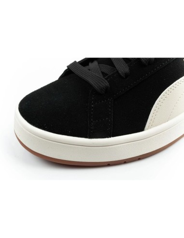Puma men's Court Classico sports shoes leather sneakers black