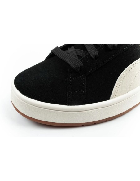 Puma men's Court Classico sports shoes leather sneakers black