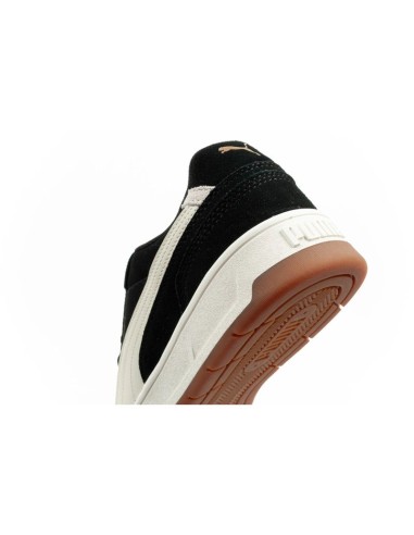 Puma men's Court Classico sports shoes leather sneakers black