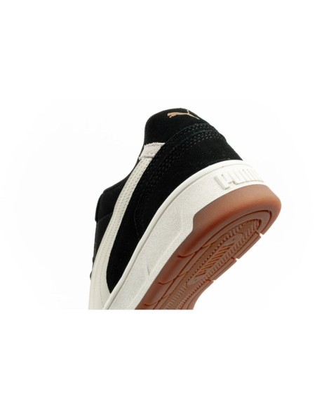 Puma men's Court Classico sports shoes leather sneakers black