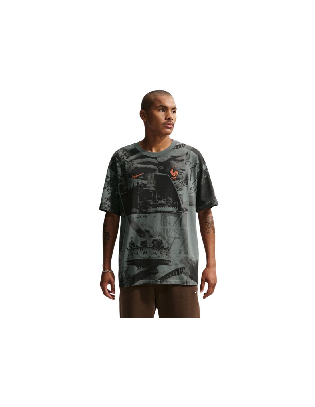 Nike FFF Iron Men's TShirt Gray IQ2261 068