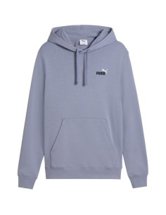 Men's Puma ESS 2 Color Small No 1 Logo Hoodie Gray 684719 65