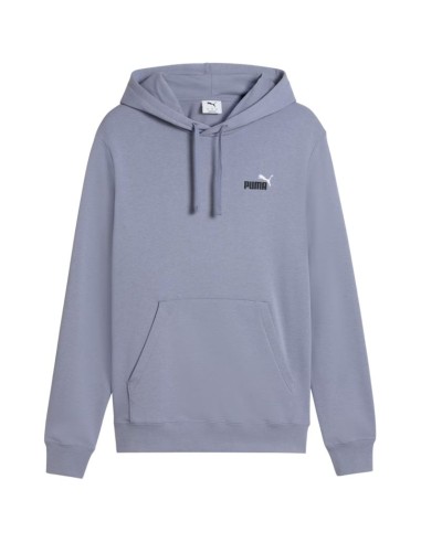 Men's Puma ESS 2 Color Small No 1 Logo Hoodie Gray 684719 65