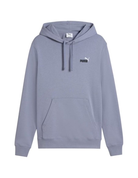 Men's Puma ESS 2 Color Small No 1 Logo Hoodie Gray 684719 65