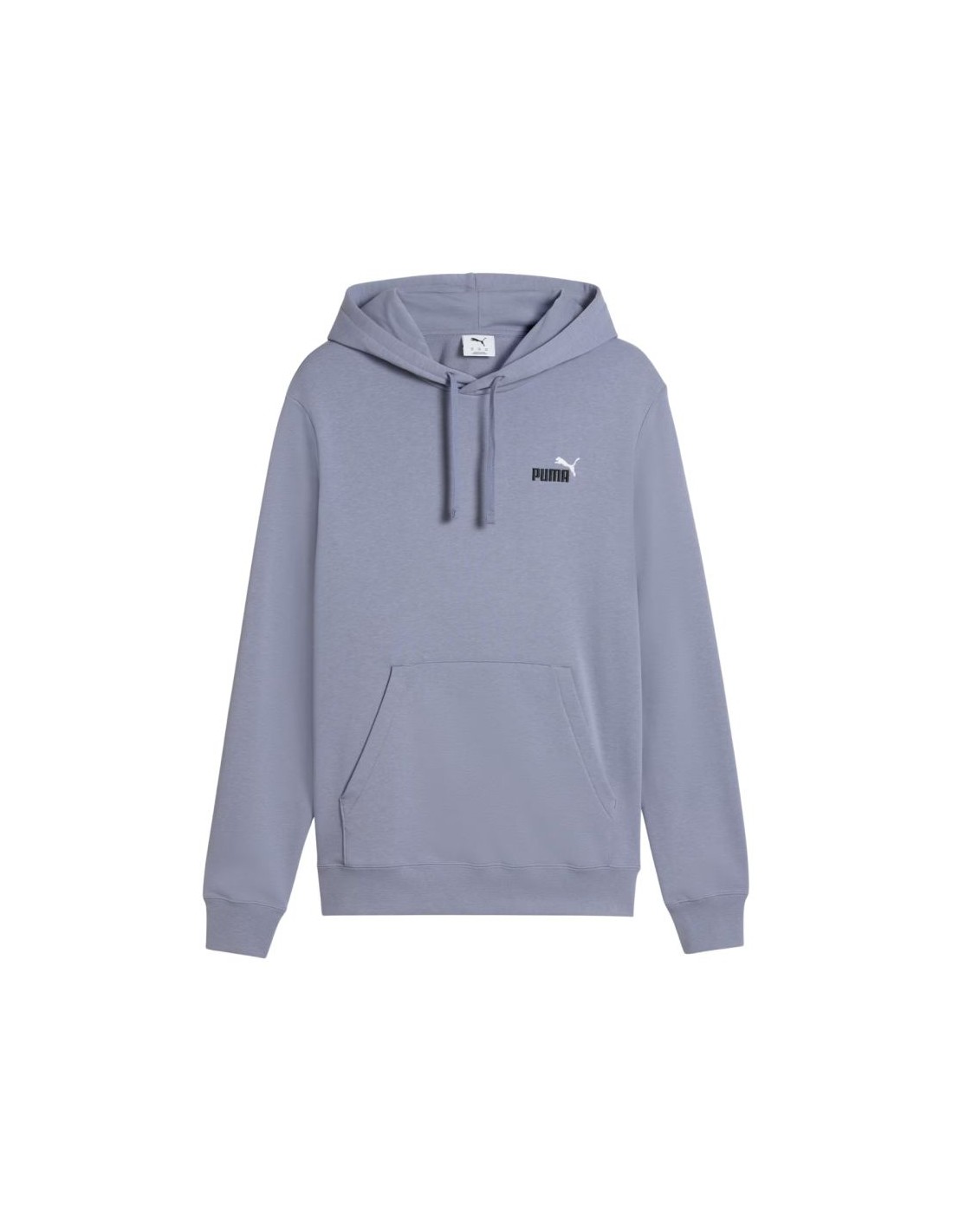 Men's Puma ESS 2 Color Small No 1 Logo Hoodie Gray 684719 65