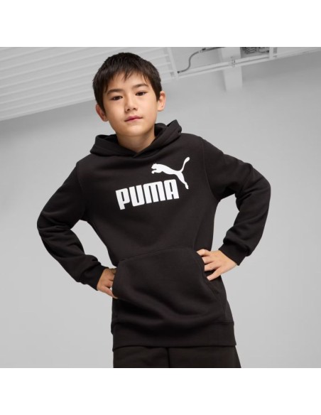 Puma ESS No 1 Logo Hoodie for Kids Black 684909 01
