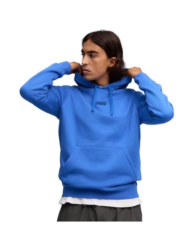 Puma ESS No 1 Logo Centered Hoodie Men's Blue 692914 13