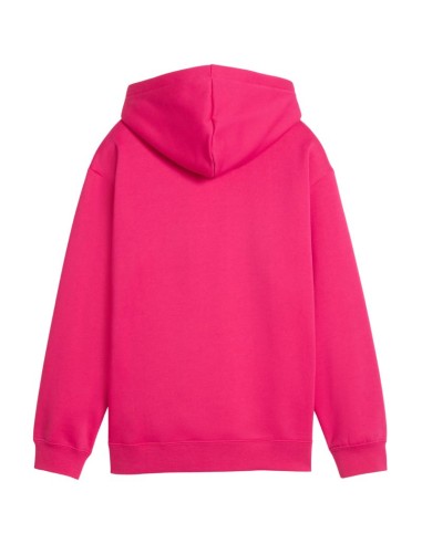 Puma ESS Centered Cat Logo Relaxed Hoodie for Kids Fuchsia 692973 59