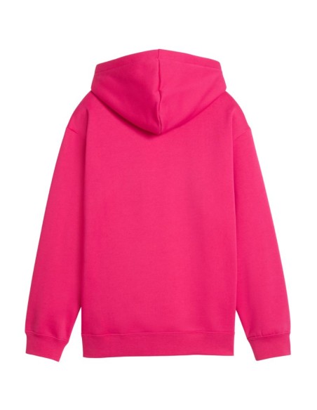 Puma ESS Centered Cat Logo Relaxed Hoodie for Kids Fuchsia 692973 59